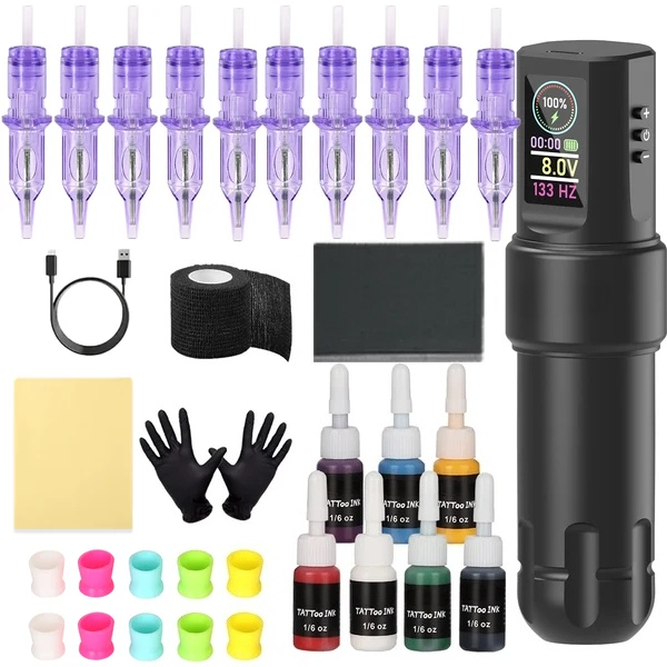 T3 Wireless Tattoo Pen Beginner Kit