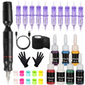 Black Diamond Beginner Tattoo Kit with Wireless Tattoo Pen