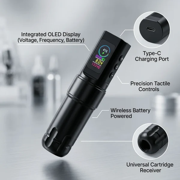 T3 Wireless Tattoo Pen Beginner Kit