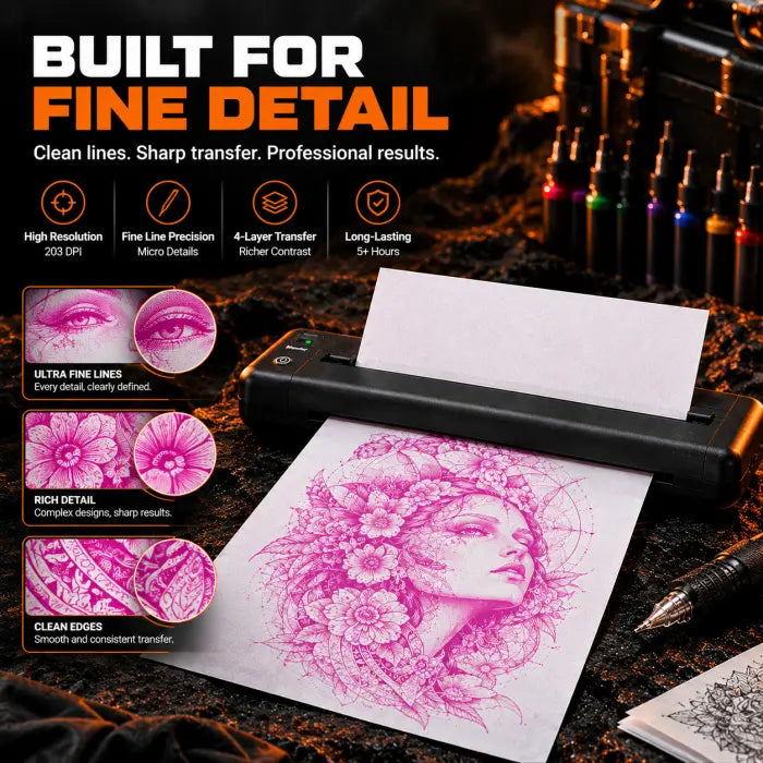 Wireless Tattoo Stencil Printer